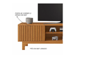 Ver imagem 6 de Rack com Painel Tv até 70" Trunfo Jcm Movelaria - Cinamomo