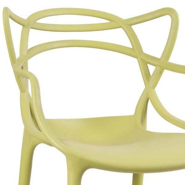 Kit 4 Cadeiras Masters Allegra - Verde Oliva - 5