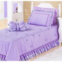 Ver imagem 4 de Kit Cobre Leito Solteiro Jardine 03 Peças Lilas