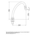 Ver imagem 2 de Bica Alta para Banheiro Articulável de Mesa Docol 1/2" Chrome