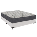 Ver imagem 1 de Cama Box Viúvo Branco e Colchão Airtech 100 D33 Ortobom