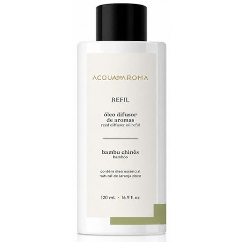 Refil Óleo Difusor de Aromas Bambu Chinês Acqua Aroma 120ml