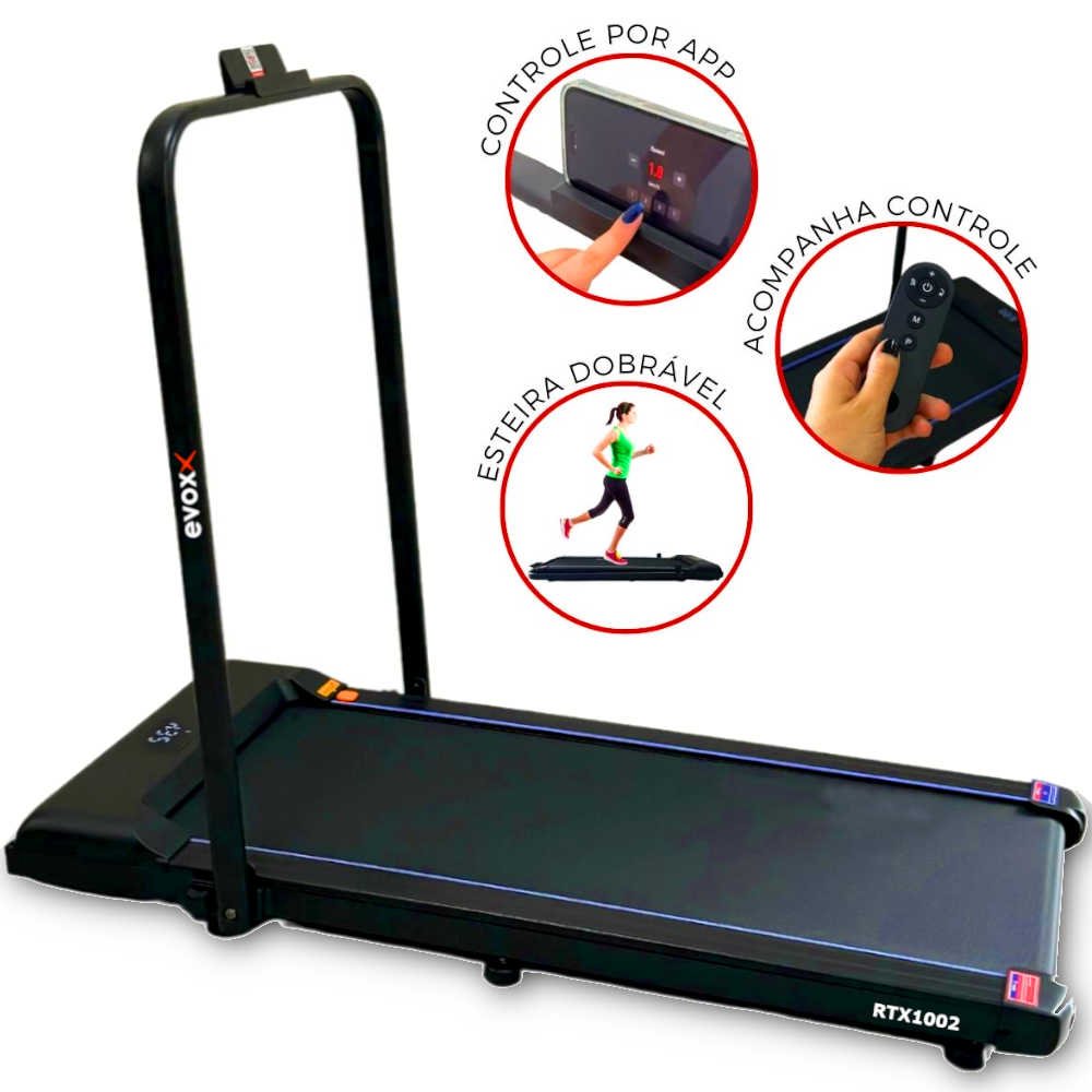 Esteira Super Dobravel Silenciosa Rtx 1002 220v - 6