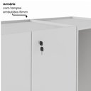 Ver imagem 4 de Armário Copa com Nicho para Frigobar Lado Direito 1,40 m X 0,60 m Multiuso com 2 Portas e