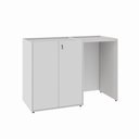Ver imagem 2 de Armário Copa com Nicho para Frigobar Lado Direito 1,40 m X 0,60 m Multiuso com 2 Portas e