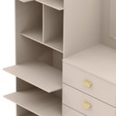 Ver mais imagens de Guarda Roupa Cômoda 4 Gavetas 120cm Cristal Fendi - Vila Rica