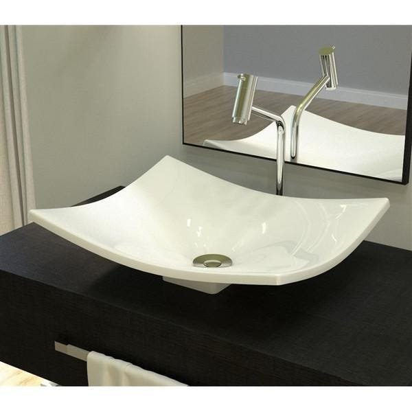 Cuba Folha De Apoio Banheiro 36cm Branco F44W - 3