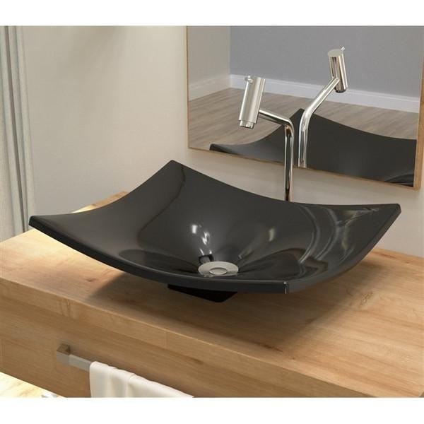 Cuba Folha De Apoio Banheiro 36cm Preto F44W - 5