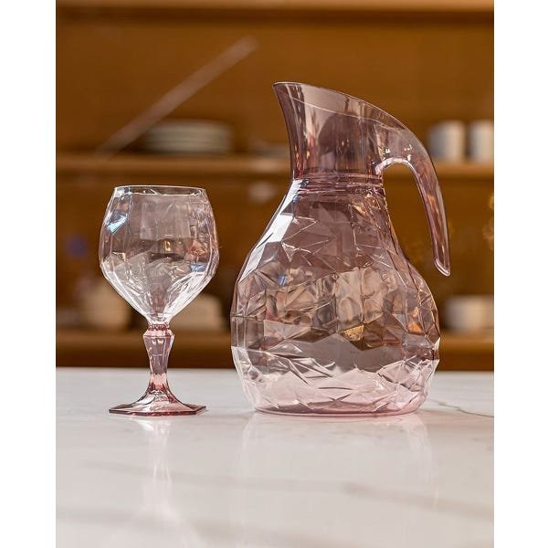 Jg 6 copos altos em vidro Elegance Transparente 350ml - Hauskraft