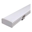 Ver imagem 3 de Perfil Sobrepor Slim 1m + Fita Led Cob + Fonte - Preto - 3000k