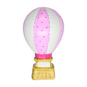 Cofrinho Balão Pequeno Cerâmica: Rosa