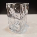 Ver imagem 3 de Vaso Decorativo de Cristal Transparente 13x9x9cm Enfeite Sala Mesa Estante