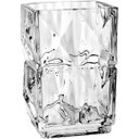 Ver imagem 1 de Vaso Decorativo de Cristal Transparente 13x9x9cm Enfeite Sala Mesa Estante