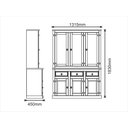 Ver imagem 3 de Cristaleira 6 Portas Rustic