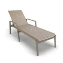 Ver imagem 5 de Kit Espreguiçadeira Cadeira Mesa Alumínio Fendi Tela Mocca