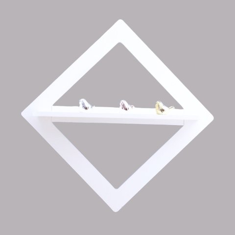 Estante Aérea Diamante Branco