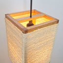 Ver imagem 4 de Luminária Teto Pendente Lustre Madeira Rústica Sisal Palha