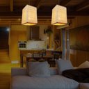 Ver imagem 3 de Luminária Teto Pendente Lustre Madeira Rústica Sisal Palha