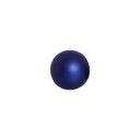 Ver imagem 1 de Esfera Grande Decorativa de Cerâmica para Centro de Mesa Azul Royal 12 cm Joelma Decorações