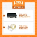 Ver imagem 2 de KIT - Chapa Gás Inox 80 cm C80 + Kit Gás - Venâncio