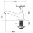 Ver imagem 2 de Torneira para Lavatório de Mesa Docol Trio 1/2" Chrome