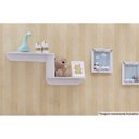 Ver imagem 3 de Prateleira Quarto Casal Infantil Z Branco - Peroba