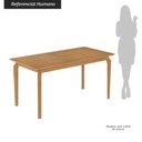 Ver imagem 4 de Mesa de Jantar 4 Lugares 120cm Retangular Multimóveis Crjcm-MES006 Cinamomo