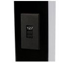 Ver imagem 3 de Toalheiro Térmico Pq. Sapphire Premium Preto Fosco Crismoe Fio oculto