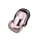 Ver imagem 4 de Capa Anatomica para Bebe Conforto e Carrinho:rosa