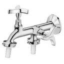Ver imagem 1 de Torneira para Máquina de Lavar Roupas com Bico de Parede Docol Trio 3/4" Chrome Cromado