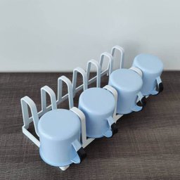 Organizador de Tampas de Panela Armário Formas Travessa Branco - 6