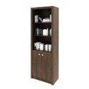 Ver imagem 5 de Armário para Escritório 60cm 2 Portas 3 Prateleiras Me4110 Tecno Mobili - Rústico