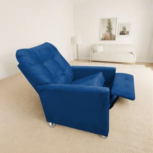 Poltrona Reclinável Sabrina Conforto e Estilo para Todos Os Ambientes Marinho