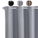 Ver imagem 2 de Cortina Blackout em Tecido Gelo Quarto Sala 2,80x1,80 Corta Luz Casa Dona