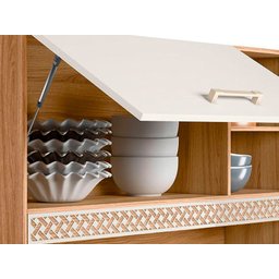 Kit de Cozinha 7 Portas Freijo/off White Cristal Yara Nicioli - 4