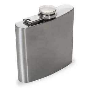 Kit 2 Cantil de Bolso em Inox Frasco Whiskeira Porta Bebida