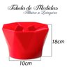 Pipoqueira Vermelha Micro-ondas Silicone Lavável Retratil - 5