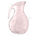 Ver imagem 3 de Jarro De Plástico Com Alça 2,3L Jarra Tango Para Água E Suco Rosa Translúcido UZ
