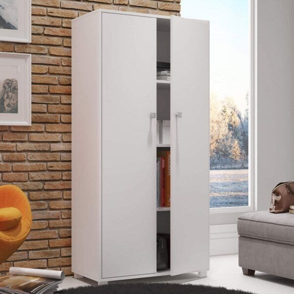 Armário Multiuso 2 Portas BAM 03 Office BRV Móveis | MadeiraMadeira