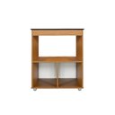 Ver imagem 4 de Balcão Cozinha Fogão Cooktop 4 Bocas 2 Portas Preto e Amadeirado