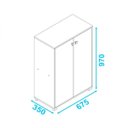 Ver imagem 6 de Armário Multiuso 2 Portas Office Brv Móveis