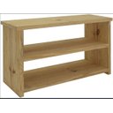 Ver imagem 1 de Banco Sapateira De Madeira Maciça Porta Calçados Natural Des:Pinus/Lixado Pinus Cru