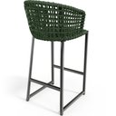 Ver mais imagens de Kit 05 Banqueta Para Área Gourmet Cozinha Varanda Corda Náutica Porto D04 Verde - Lyam Decor