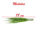 Ver imagem 2 de Kit 4 Folhagens Capim Verde Artificial 78cm