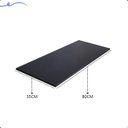 Ver imagem 3 de 1 Prateleira Preta 80X35 Tampo Tabua Mdf  Organizadora Decoração Cozinha Quarto Banheiro Sala