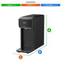 Ver imagem 4 de Bebedouro Purificador de Água Mineralle Slim Touch Eletrônico Preto EPE08P Bivolt - Eos