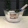 Kit Champanheira Grande Balde De Gelo 8L Conjunto 6 Taças Champagne Plástico - 7