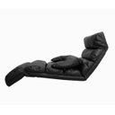 Ver imagem 3 de Poltrona De Chão Reclinável Pu Preto 180x57x16cm