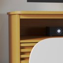 Ver imagem 6 de Rack para Tv até 65 Polegadas Jurerê 2 Portas Ripado Naturale/off White Matte - Colibri