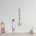 Ver imagem 1 de Régua do Crescimento Infantil Floral Borboletinhas Coloridas